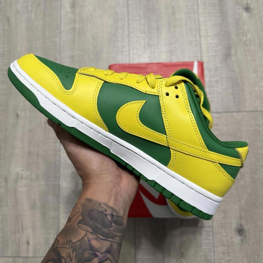 New Nike Dunk Low Retro Reverse Brazil New DV0833-300 Mens Size 9 - Picture 2 of 8